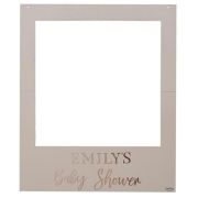 Baby in Bloom Customisable Baby Shower Photo Booth Frame
