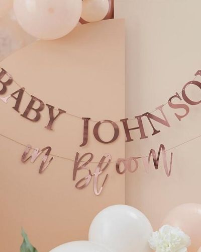 Baby in Bloom Customisable Banner