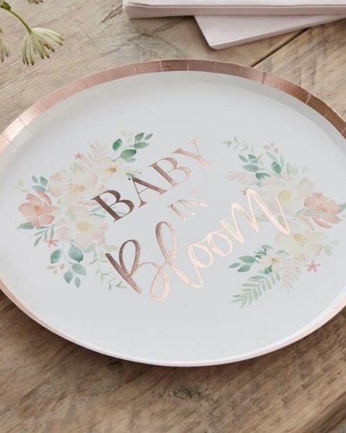 Baby in Bloom Dinner Plates 8pk