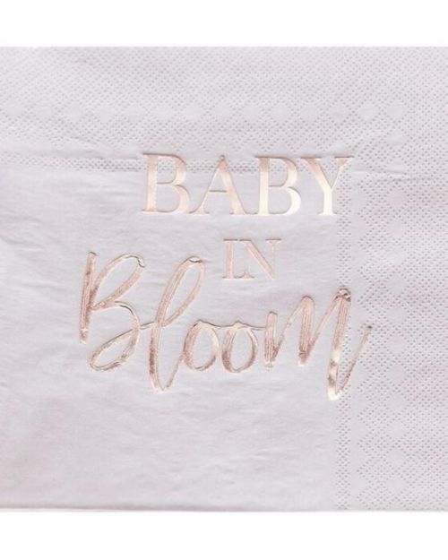 Baby in Bloom Lunch Napkins 16pk