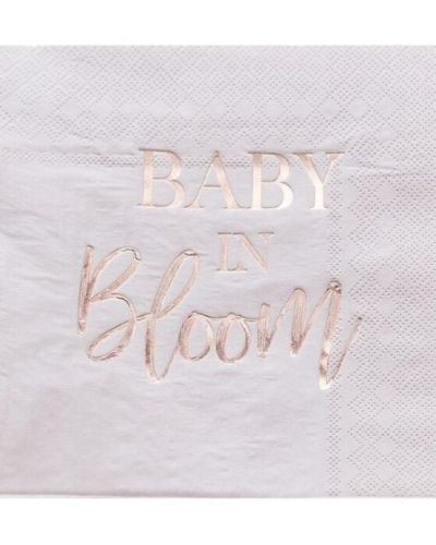 Baby in Bloom Lunch Napkins 16pk
