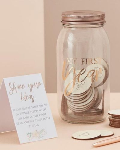 Baby in Bloom Memory Jar