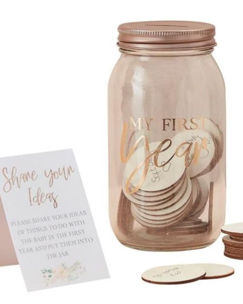 Baby in Bloom Memory Jar