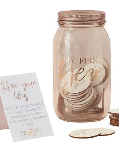 Baby in Bloom Memory Jar