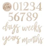 Baby in Bloom Wooden Milestone Signs