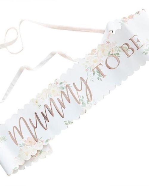 Baby in Bloom Mummy to Be Sash