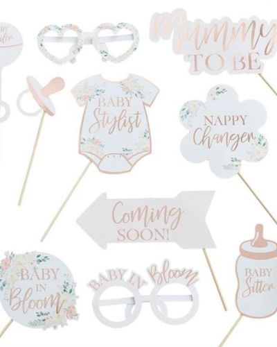 Baby in Bloom Photo Booth Props