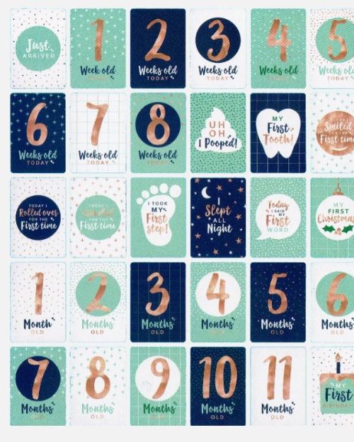 Baby Milestone Cards 20pk