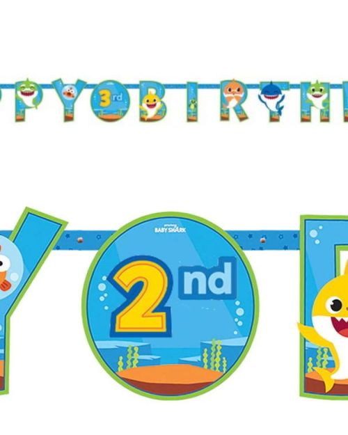 Baby Shark Add An Age Banner