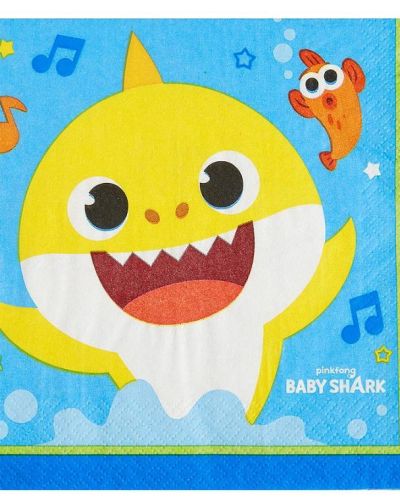 Baby Shark Lunch Napkins 16pk