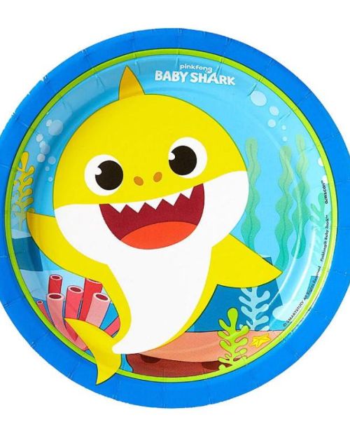 Baby Shark Lunch Plates 8pk