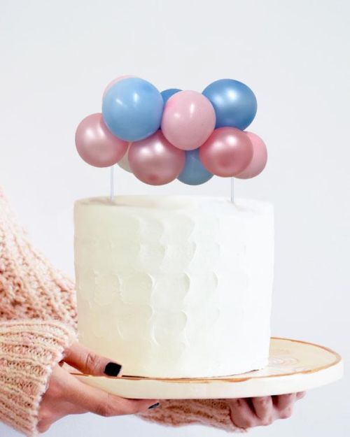 Balloon Garland Cake Topper – Baby Shower