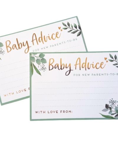 New Parents To Be Advice Cards 20pk