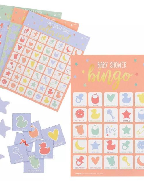 Baby Shower Bingo Game