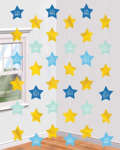 Baby Shower String Decorations – Boy