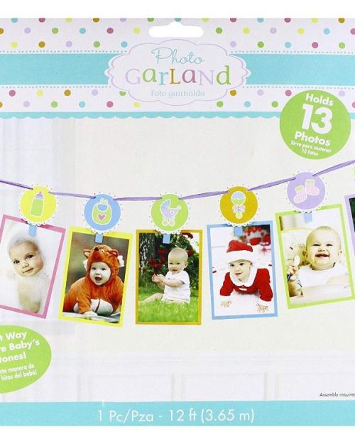 Baby Shower Photo Garland