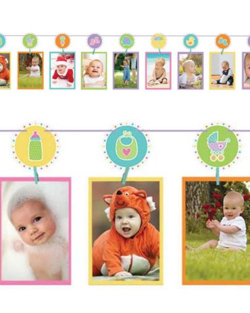 Baby Shower Photo Garland