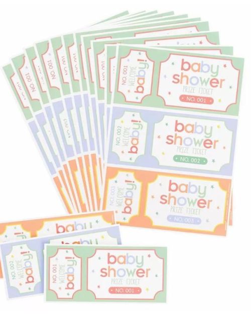Baby Shower Prize Tickets