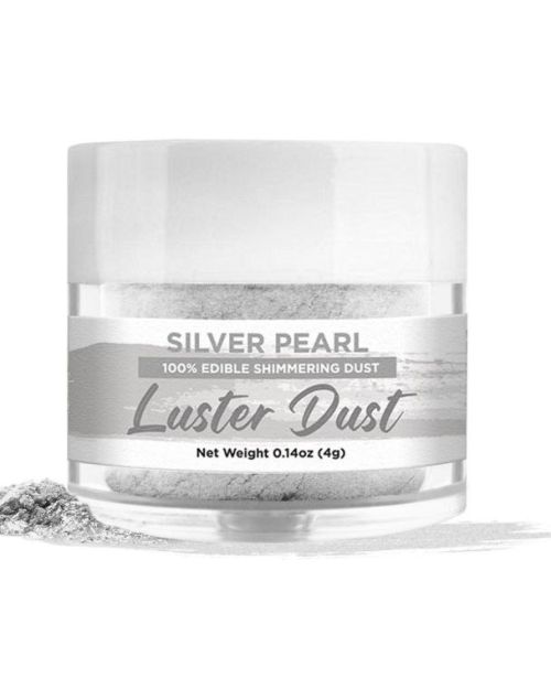 Bakell Luster Dust – Silver Pearl