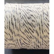 Bakers Twine – Natural & Gunmetal Shimmer Twine
