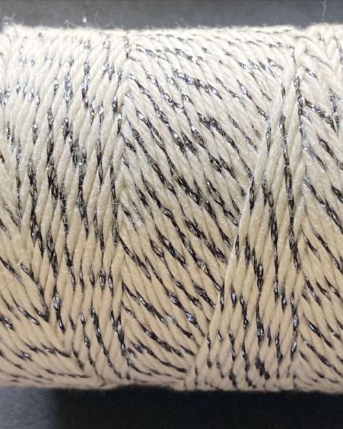 Bakers Twine – Natural & Gunmetal Shimmer Twine