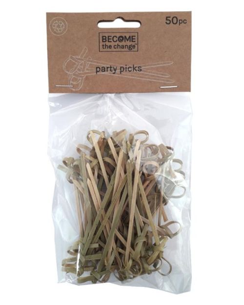 Bamboo Knot Skewers 50pk