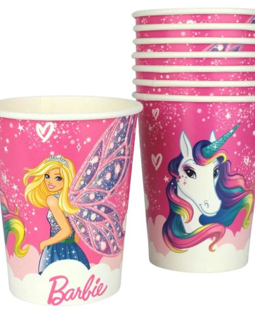 Barbie Fairy Cups 8pk
