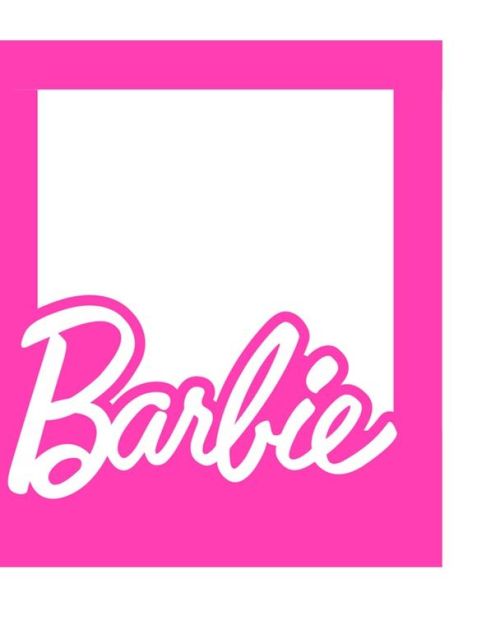Barbie Photo Prop Frame