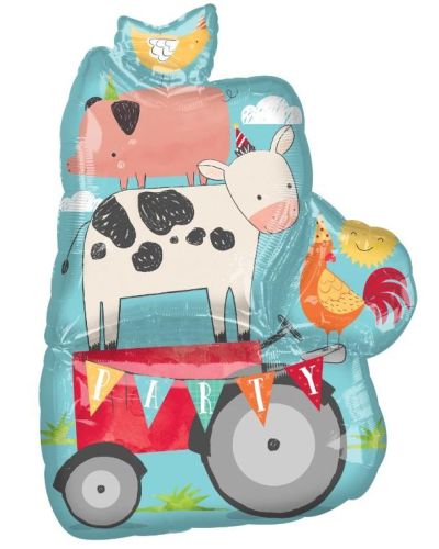 Barnyard Birthday Shape Foil Balloon