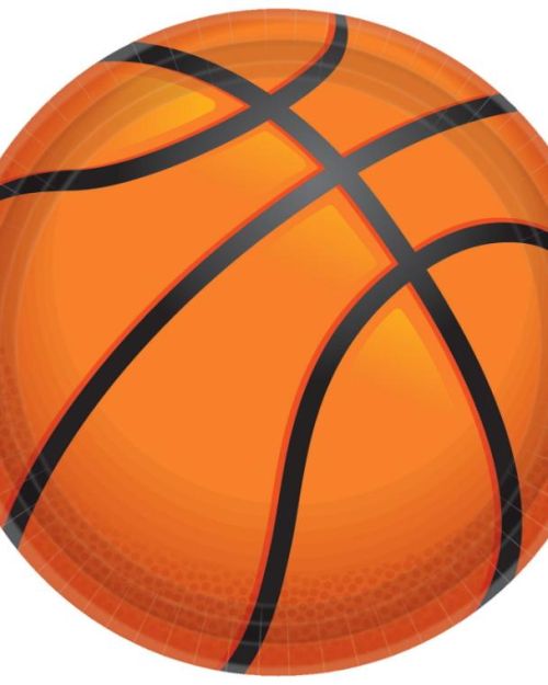 Basketball Dinner Plates 18pk