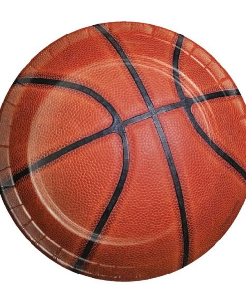 Basketball Fan Lunch Plates 8pk