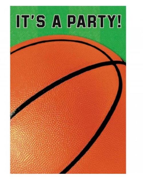 Basketball Invites 8pk