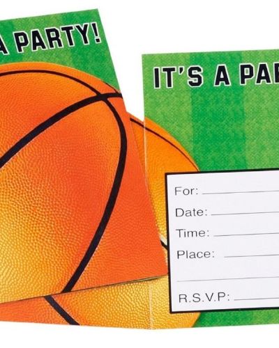 Basketball Invites 8pk