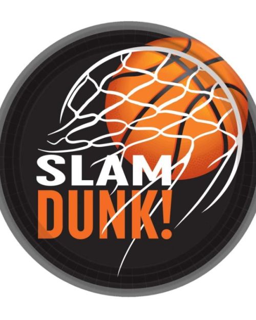 Basketball Lunch Plates 8pk