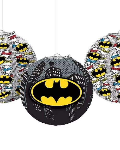 Batman Paper Lanterns 3pk