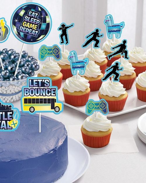 Battle Royal Cake Toppers 12pk