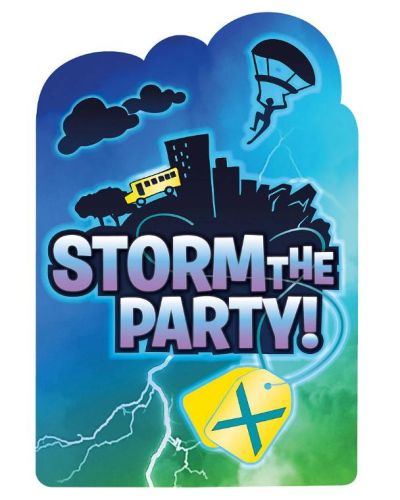 Battle Royal Invitations 8pk