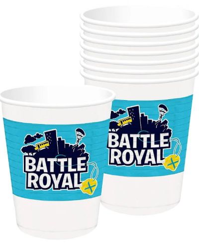 Battle Royal Plastic Cups 8pk