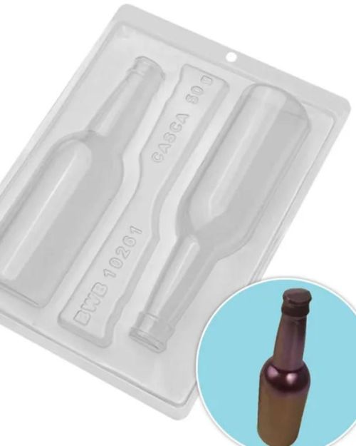 Beer Bottle Mould 3pc