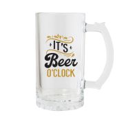 Beer O’Clock Beer Glass