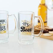 Beer O’Clock Beer Glass