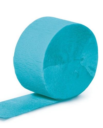 Crepe Paper Streamer – Bermuda Blue