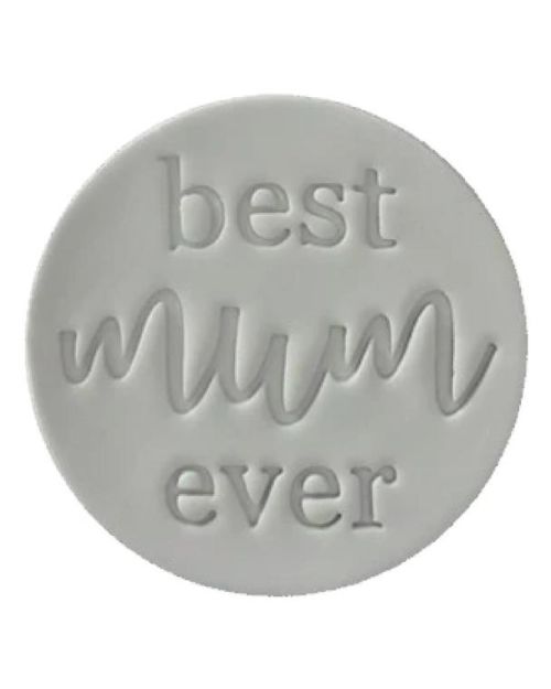 Little Biskut Best Mum Ever Embosser
