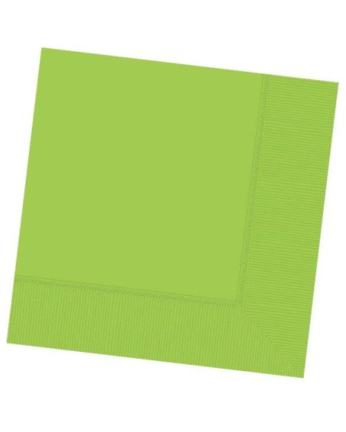 Kiwi Green Beverage Napkins 20pk