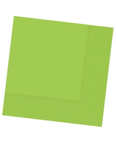 Kiwi Green Beverage Napkins 20pk