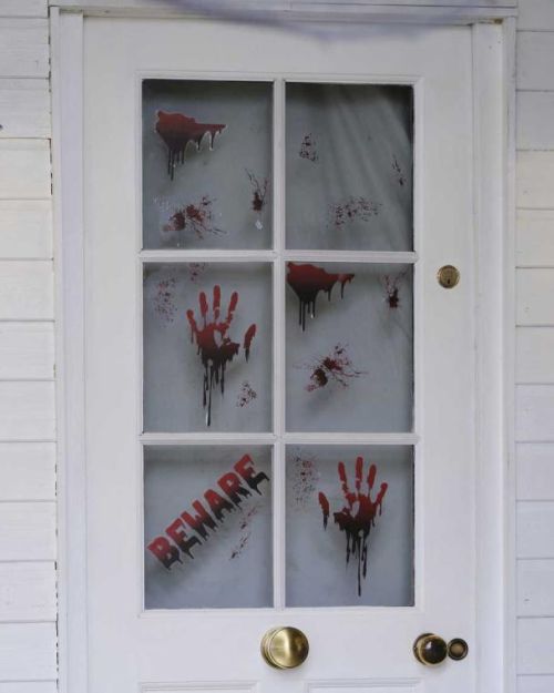 Bloody Hands Window Stickers