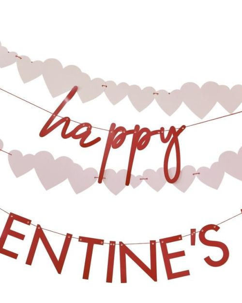 Be Mine Happy Valentines Bunting