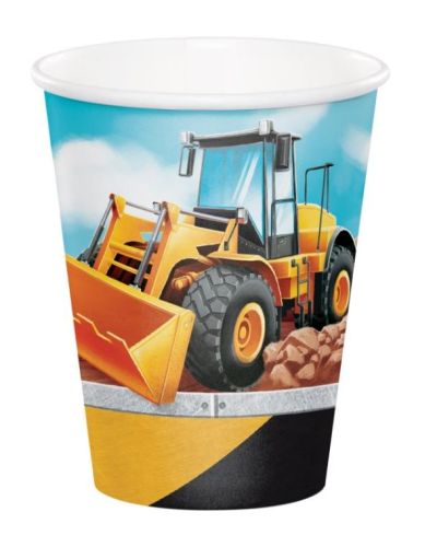 Big Dig Construction Cups 8pk