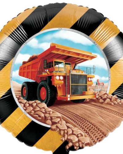Big Dig Construction Foil Balloon
