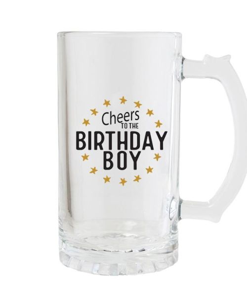 Birthday Boy Beer Glass